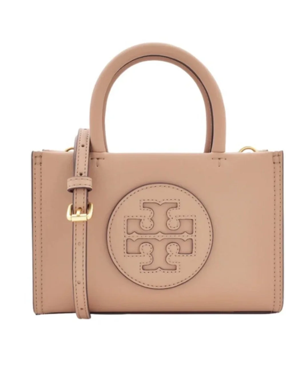 Tory Burch Mini Ella Eco Tote Wickerwork